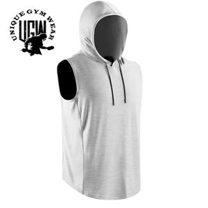 Latest Styles Men's Sleeveless Hooded <b>Gym</b> <b>Hoodies</b>-Custom High Quality Fleece Eco-Friendly Quick Dry UNIQUE <b>GYM</b> WEAR - Product Image 2