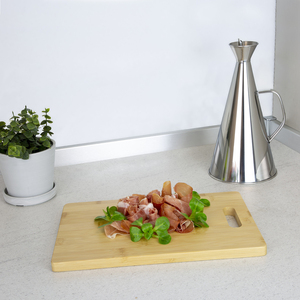 Tagliere da cucina in legno di bambù con manico 30 x 20 cm. - Product Image 3