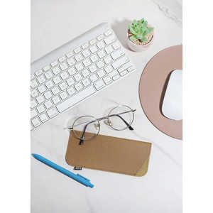 A3shop Miss a Custodia Portatile per Occhiali in Pelle Vegana con Logo Personalizzato per la Conservazione degli Occhiali - Product Image 3