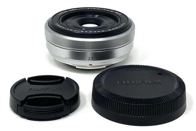 used camera lens Fujinon XF27mmF2.8 - Silver fujifilm