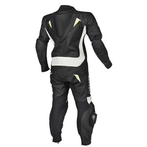 Combinaison de moto pour hommes personnalisée OEM Vêtements de sport en cuir pur coupe-vent et grande taille en cuir véritable - Product Image 3