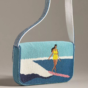 Bolso de Mano con Cuentas Hecho a Mano por Fabricante Indio para Damas a Precio Económico, Bolso de Hombro con Cuentas de Última Moda, Bolsos Modernos - Product Image 6