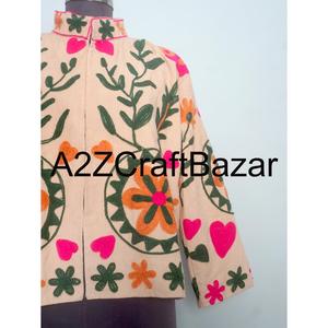 Veste courte ethnique brodée traditionnelle pour femme, idéale pour l'automne – Fournisseur en gros de vêtements d'extérieur tendance - Product Image 2