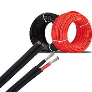 Оптовая продажа, Заводская розетка, кабель солнечной энергии, гибкий провод 12awg, 4 мм2, Солнечный Кабель