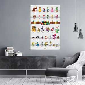 Póster de Personajes de Super Mario de Nintendo en Estilo Moderno para Decoración de Pared - Product Image 3