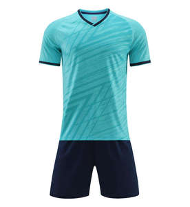 Camiseta de fútbol de diseño único, ropa de fútbol sublimada, camisetas de fútbol de entrenamiento para hombres con pantalones cortos, ropa deportiva de equipo de fútbol personalizada - Product Image 3