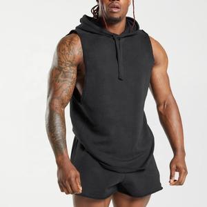 Pullover Men Workout <b>Hoodies</b> Sleeveless Tank Tops Sports Bodybuilding Men's Sleeveless <b>Gym</b> <b>Hoodies</b> Sleeveless Cotton Blended - Product Image 6