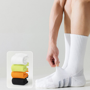 Pakistan Made High Quality Athletic <b>Sports</b> <b>Socks</b> Best Design 2025 Team Wear OEM ODM Light Weight Minimum Order 10 Pairs - Product Image 2