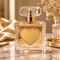 Ornement d'étiquette de parfum en aluminium plaqué or, sérigraphié, de Wenzhou, pour décoration de mariage et cadeaux