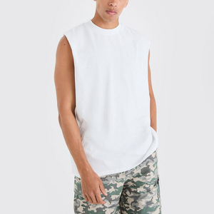 Mejor fabricante logotipo personalizado Casual gimnasio Fitness hombres camiseta sin mangas nuevo diseño ropa activa ajuste Regular sublimación transpirable rápido - Product Image 6