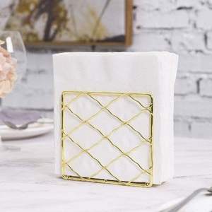 Porte-serviettes de qualité supérieure en acier inoxydable de forme ronde porte-serviettes design unique porte-mouchoirs pour la décoration de table d'hôtel porte-serviettes - Product Image 5