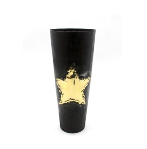 Fantaisie Design Fer/Laiton Fleur Vase Brun Couleur Style Classique Pot De Fleur Pour Table Top Décoration Pièce Maîtresse À La Main - Product Image 2