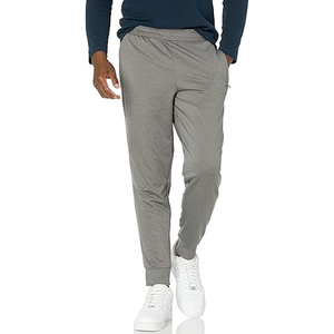 Pantalones de chándal de invierno de lana ultrasuave de mezcla de algodón para hombre, pantalones de chándal de punto elástico con ajuste personalizado - Product Image 1