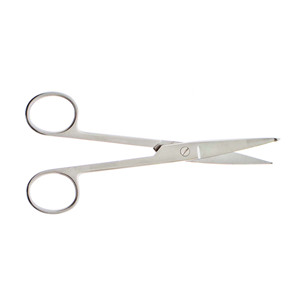 Tijeras Quirúrgicas Manuales Rectas y Afiladas, Pinzas de Acero Inoxidable de Un Solo Uso en Empaque Estéril, Tijeras para Vendajes KNOWLES - Product Image 5