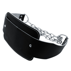 GAF cuero de vaca cuerpo edificio Dip cinturón acolchado cuero Metal entrenamiento Fitness levantamiento de pesas y levantamiento de pesas almohadilla de soporte de espalda - Product Image 4
