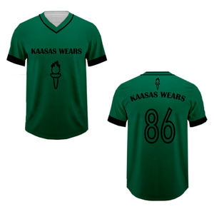 Jersey bisbol buatan poliester kustom baru seragam bisbol polos ukuran reguler dan kualitas terbaik seragam bisbol jahitan - Product Image 3