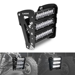 Kit de Luces LED para Parachoques Delantero de ATV NICECNC para Yamaha <span class=keywords><strong>Raptor</strong></span> <span class=keywords><strong>700</strong></span> 700R 2013-2026, Impermeable, 60W, 2160 Lúmenes, Aluminio - Product Image 1