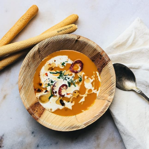 ชามไม้ไผ่แบบใช้แล้วทิ้งแบบยั่งยืนขนาด6นิ้ว/5.5นิ้ว/5นิ้ว/3.6นิ้ว/2.5นิ้วสำหรับโรงแรมซูเปอร์มาร์เก็ตสลัดเดินทางตั้งแคมป์ - Product Image 2