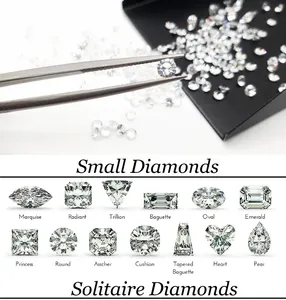 Diamanti Sciolti Naturali da 0,50 <span class=keywords><strong>Carati</strong></span> Taglio Brillante Rotondo Certificati GIA, Colore G, Purezza VS2, dall'India, per Fai-da-Te - Product Image 3