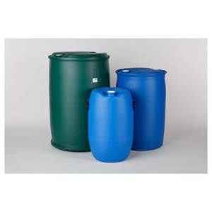 Seau en étain bleu vide neuf de 200 l, 50 litres, 150 litres, 50 kg pour gel douche - Product Image 3