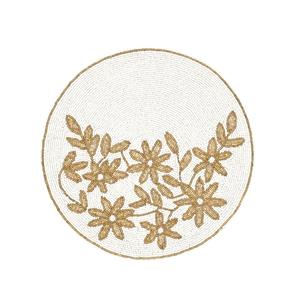 Napperon vintage personnalisé en gros, perlé, pour mariage et usage domestique, écologique, durable, produit indien fait main - Product Image 4