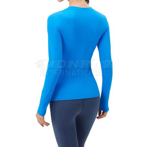 เสื้อรัดกล้ามเนื้อของผู้หญิงเสื้อออกกำลังกายใส่สบายดีไซน์ล่าสุด - Product Image 3