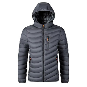 Chaqueta acolchada Unisex más vendida, ropa impermeable de invierno de larga duración con cremallera personalizable para hombres y mujeres, marca de Color sólido para hombres - Product Image 1