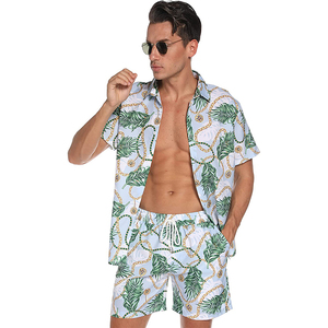 Conjunto corto de alto impacto Diseño informal de verano Tejido de punto de secado rápido Material transpirable Artículo de venta popular OEM de baja tasa - Product Image 2