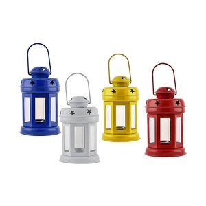 ชุดโคมไฟแขวนในร่มทำจากแก้วและเหล็ก4ชิ้นโคมไฟพิเศษหลายสี - Product Image 1