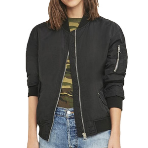 Blouson Bomber Polyvalent pour Femme en Tissu Tissé Chauffant Teint Respirant Style Moderne Coupe Confortable pour Automne Hiver - Product Image 1