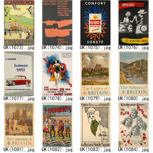 Fashion Home Man Cave Wall Art Custom Colorful Metal Wall Plate <strong>Untied</strong> <strong>Kingdom</strong> Scenery Tin Print Popular Design Painted Plaque - Product Image 3