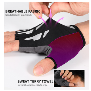 Conception de Sublimation de haute qualité hommes femmes exercice Yoga escalade gants de cyclisme - Product Image 5