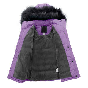 Nouveau modèle Vente en gros Hiver Trench pour enfants Veste courte à manches longues zippée Manteaux à bulles pour filles et garçons - Product Image 5