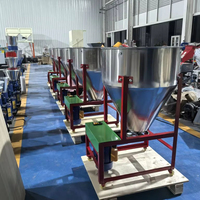 Mélangeur d'aliments en acier inoxydable de type cône électrique, de 300 à 1000 kg par lot, pour le mélange de poudres et de pré-mélanges alimentaires