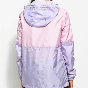 เสื้อกันลมสำหรับผู้หญิงเสื้อแจ็กเก็ตกันลมผ้าไนลอนระบายอากาศน้ำหนักเบาออกแบบได้ตามต้องการ - Product Image 3