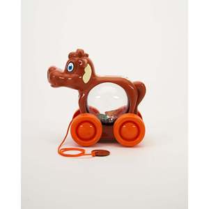 Vache musical en plastique à tirer, compagnon de la ferme pour les enfants - Product Image 2