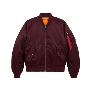 Chaqueta Bomber Personalizada al por Mayor para Hombre con Logotipo, Chaqueta de Vuelo de Invierno, Fabricante OEM ODM - Product Image 1