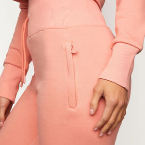 2024 Women's Elasticated Waistband XL Logo Fleece Fabric Hip Hop Pants Summer Lace Drawstring Patchwork Ladies Cargo Sweat - Product Image 4