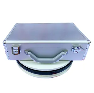 Durable tool case aluminum case flight case with trolleys and rubber handle Pre-cut top suppliers