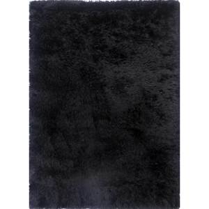Alfombra de Poliéster Gris Negro con Diseño 3D, Felpa, Rectangular, con Parches de Color Sólido para el Hogar, Dormitorio, Sala de Estar - Product Image 1