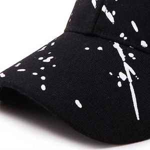 2025 conception personnalisée de haute qualité hommes casquettes de Baseball 5 panneaux chapeau 100% coton éponge tissu commun imprimé tendance en gros - Product Image 4