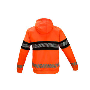 OEM High Visibility Hoodies Customized <b>Lined</b> Cotton Sweatshirts <b>Mens</b> Work Reflective Safety <b>Hoodie</b> - Product Image 3