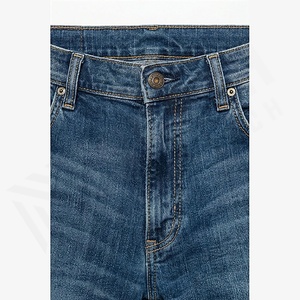Jeans pour hommes, pantalon en denim extensible, couleur personnalisée, lavage, vêtements amples, fabricant de pantalons personnalisés, streetwear durable, vente en gros - Product Image 4