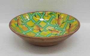 Meilleure vente Bol de cuisine en bois et travail Meena Bol de service de table en bois massif de forme ronde de haute qualité - Product Image 3