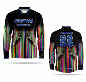 2025 nouvelle arrivée maillots de Paintball sur mesure maillots de Paintball en gros derniers maillots de Paintball de teinture - Product Image 2