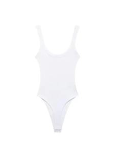 Nuevo Premium Slim Fit One Piece Bodysuits 100% algodón sin mangas traje de baño mujer personalizar transpirable verano traje de baño - Product Image 5