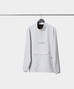 Venta al por mayor de sudaderas con cremallera de los hombres sueltos de manga larga de lana deportes Fitness primavera sudaderas con capucha de punto para el ejercicio de invierno - Product Image 6