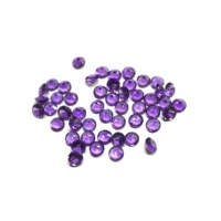 Vente en gros de rubis améthyste africain naturel de haute qualité 3 mm, taille poire, facetté, qualité AAA, violet, certifié IGI, couleur traitée thermiquement