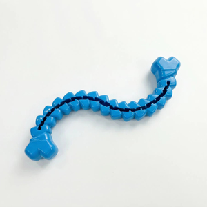 Jouet à mâcher pour chien Ledu Toys Squeaky Treat Bone – Jouet durable en caoutchouc avec porte-remiseurs et sifflet - Product Image 1