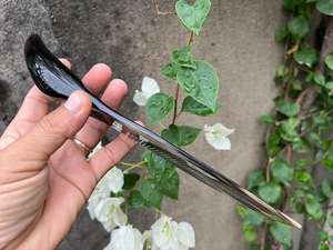 Gran oferta, tamaño personalizado, peine de cuerno Natural hecho a mano, estilo Animal, artesanías naturales con técnica pulida, precio bajo - Product Image 6